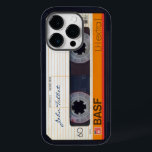 Funda Para iPhone 14 Pro De Case-Mate Vintage Retro Fashioned 80s Cinta de audio mixtape<br><div class="desc">funda personalizable iPhone 14 Pro con nombre y cinta de audio antigua.</div>