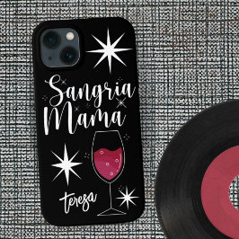 Funda Para iPhone 13 Vintage Retro Sangria Mama Personalizado
