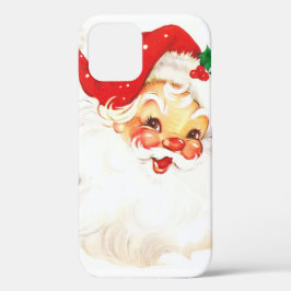 Funda Para iPhone 12 Vintage Santa Claus