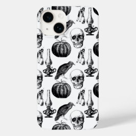Funda Para iPhone 14 De Case-Mate Vintage Skull & Witch Phone Case