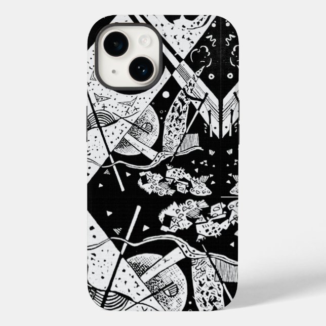 Funda De Case-Mate Para iPhone Vintage Small Worlds VI - Kandinsky Abstract Art (Reverso )