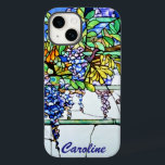 Funda Para iPhone 14 De Case-Mate Vintage Tiffany Vidrio Manchado Wisteria Arte Flor<br><div class="desc">Wisteria de Vintage Tiffany Sained Glass Fllowers Floral iPad iPhone Samsung Cover Funda para su personalización. Personalízalo con el destinatario's nombre/cualquier texto o haga clic en el botón &coto;Personalizar It" para ir a la herramienta de diseño donde puede cambiar el tipo de letra, el tamaño del texto, el color del...</div>