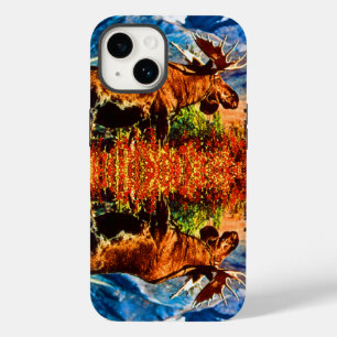 Funda Para iPhone 14 De Case-Mate Vintage USA Alaska toro