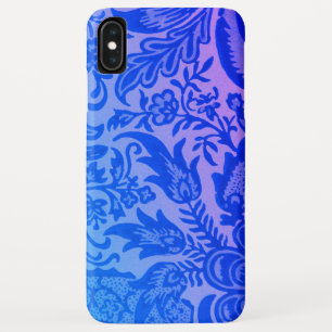 Funda Para iPhone XS Max Vintage William Morris Azul Rosa Botánico