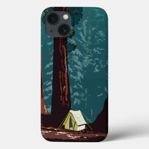title_seo2 Vintage WPA Camping en el Parque Nacional Sequoia