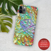 Violet Aqua Turquoise Naranja Retro Rosa Swirls Ar