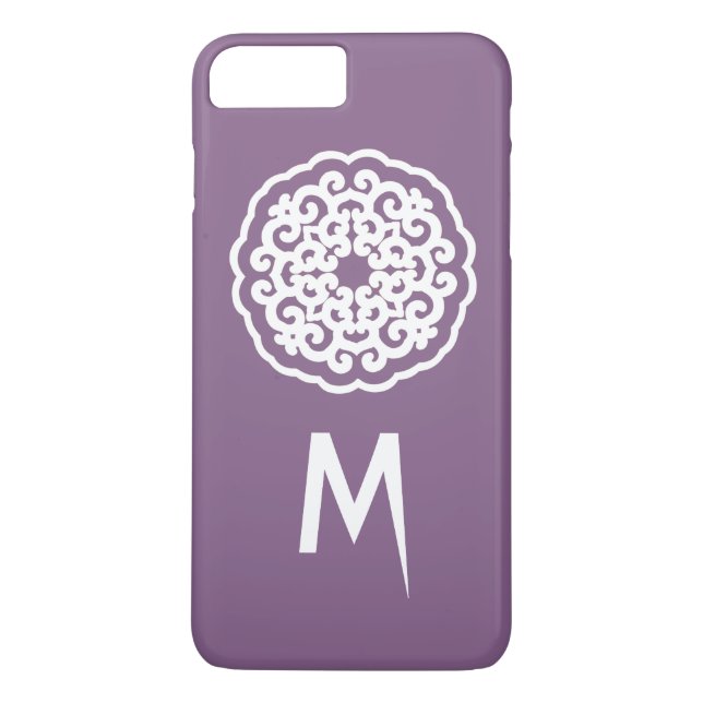 Funda De Case-Mate Para iPhone Violet Asian Moods Mandalla (Reverso)