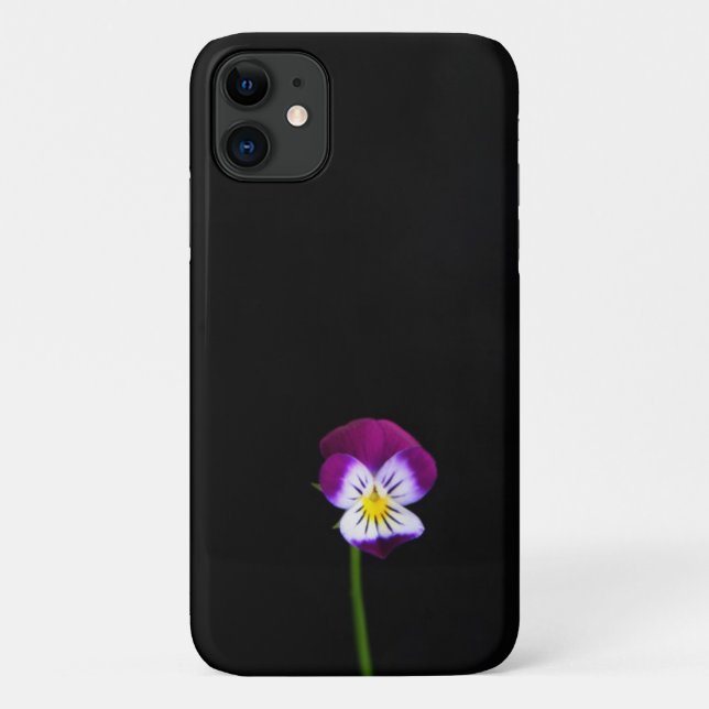 Funda De Case-Mate Para iPhone Violet Flower Iphcna (Reverso)