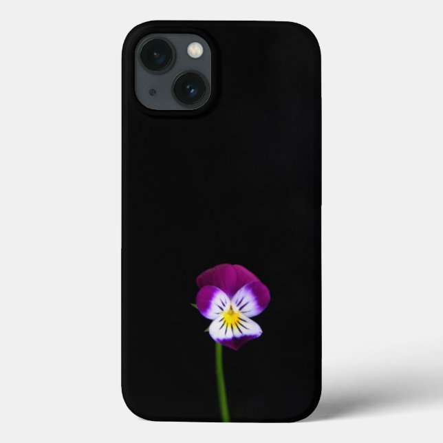 Funda De Case-Mate Para iPhone Violet Flower iphcnm (Reverso)