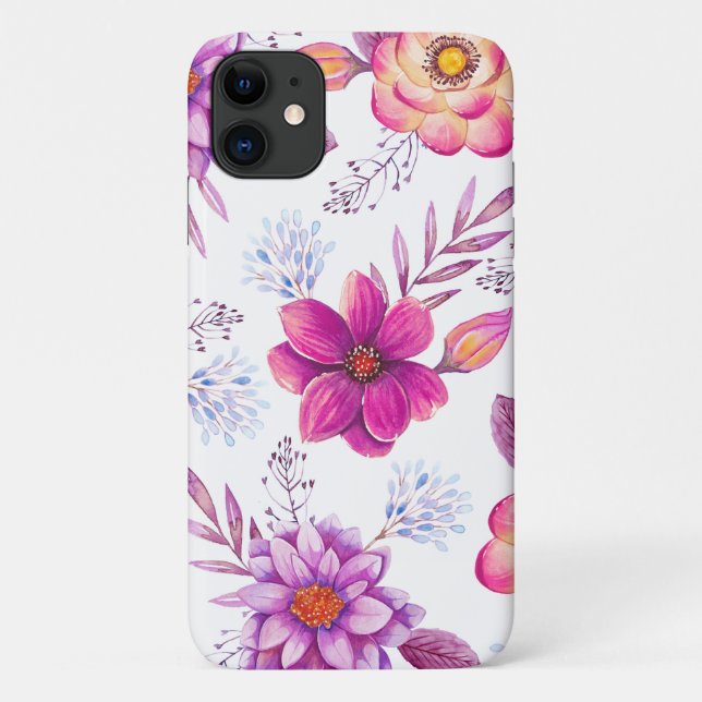 Funda De Case-Mate Para iPhone Violet rosa (Reverso)