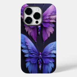 Funda Para iPhone 14 Pro De Case-Mate Violet Seraphim: Alas Ángel Realistas (mariposa)