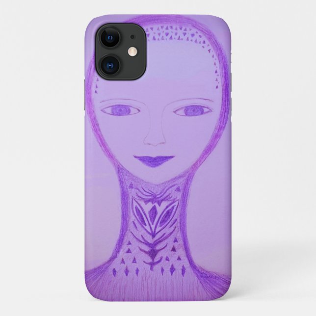 Funda De Case-Mate Para iPhone Violeta (Reverso)