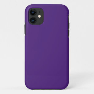 Funda Para iPhone 11 violeta en español (color sólido)