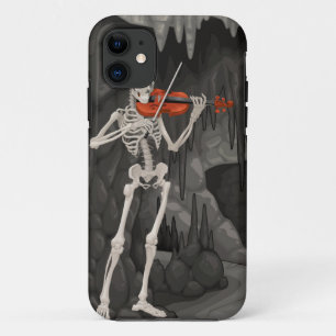 Funda Para iPhone 11 violin skeleton