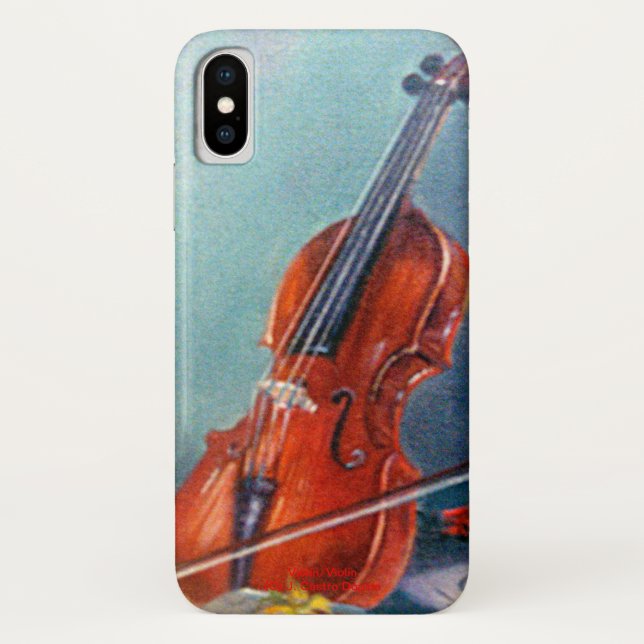 Funda De Case-Mate Para iPhone Violín/Violin (Reverso)