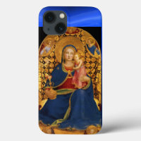 VIRGEN CON NIÑO Y ÁNGELES, Zafiro Azul