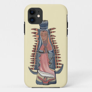 Funda Para iPhone 11 Virgen María Nuestra Señora de Guadalupe pintando
