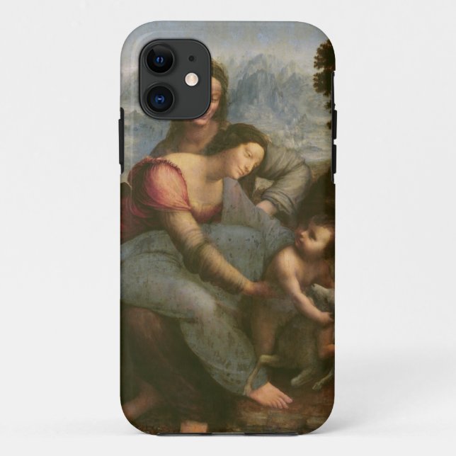 Funda De Case-Mate Para iPhone Virgen y niño con St Anne, c.1510 (Reverso)