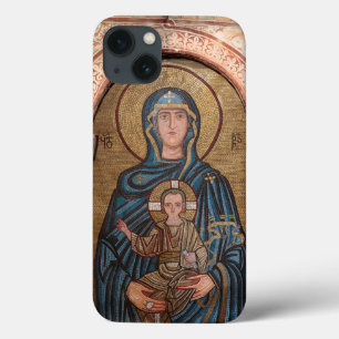 Funda Para iPhone 13 Virgin Mary And Jesus Mosaic