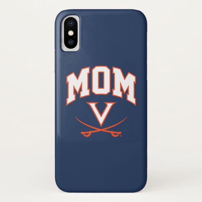 Funda De Case-Mate Para iPhone Virginia Cavaliers Mom (Reverso)