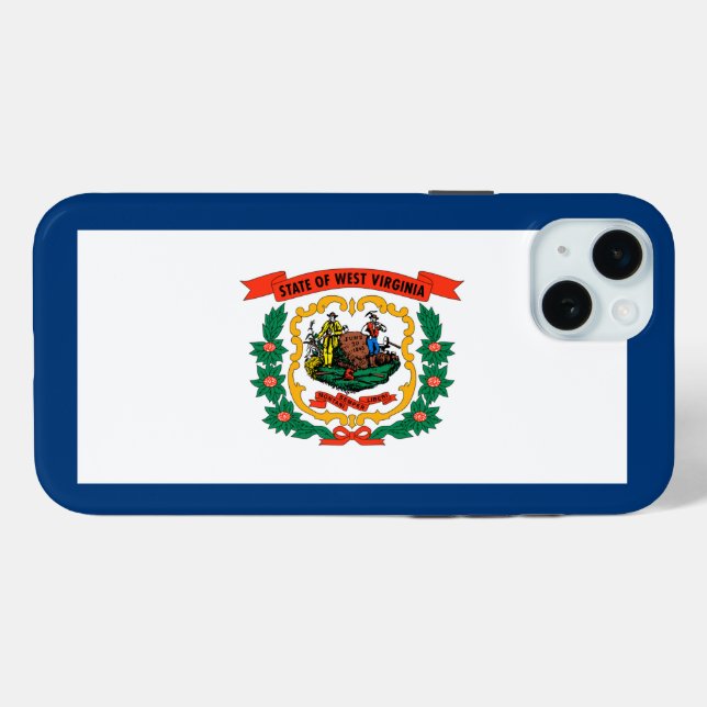 Funda De Case-Mate Para iPhone Virginia Occidental (Reverso (Horizontal))