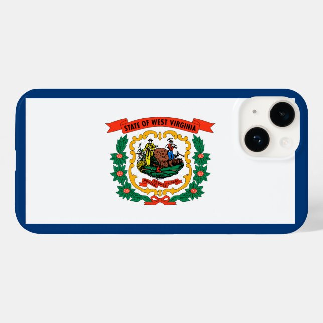Funda De Case-Mate Para iPhone Virginia Occidental (Reverso  (Horizontal))