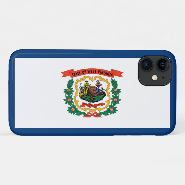 Funda De Case-Mate Para iPhone Virginia Occidental (Reverso (horizontal))