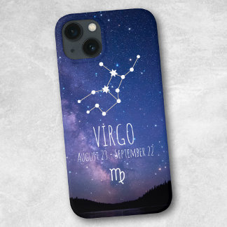 Funda Para iPhone 13 Virgo | Constelación zodiaca personalizada
