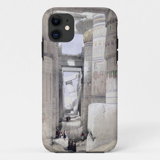 Funda De Case-Mate Para iPhone Visión a través del Pasillo de columnas, Karnak, (Reverso)