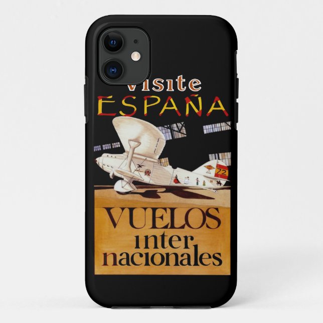 Funda De Case-Mate Para iPhone Visite Espana ~ Vuelos Internacionales (Reverso)