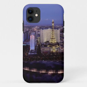 Funda Para iPhone 11 Vista aérea de la franja de Las Vegas Ciudad de ju