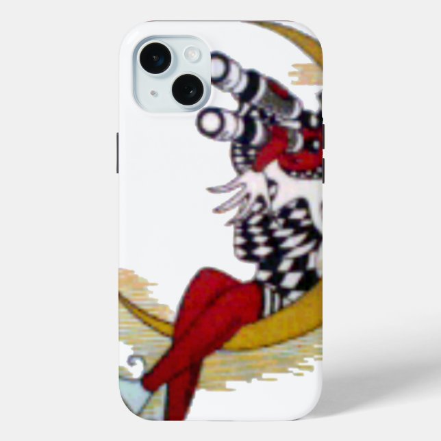 Funda De Case-Mate Para iPhone Vista cósmica: El elfo en la aventura lunar (Reverso )