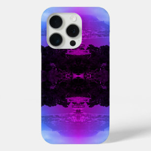 Funda Para iPhone 15 Pro Vista costera vintage de Mónaco Monte Carlo