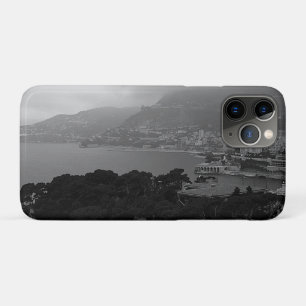 Funda Para iPhone 11 Pro Vista costera vintage de Mónaco Monte Carlo