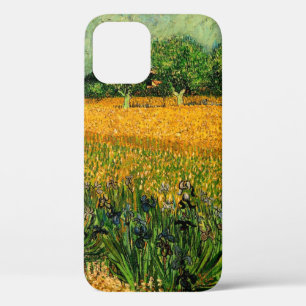 Funda Para iPhone 12 Vista de Arlés con lirios por Vincent van Gogh
