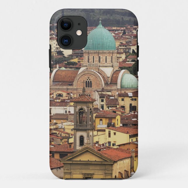 Funda De Case-Mate Para iPhone Vista de Florencia, Italia desde Piazza (Reverso)