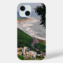 Vista de la playa de Vizag desde kailasgiri