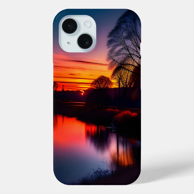 Funda De Case-Mate Para iPhone Vista de sol uno (Reverso )