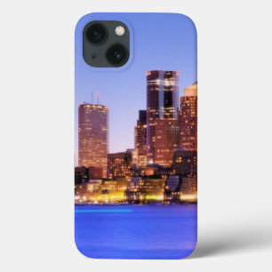 Funda Para iPhone 13 Vista del distrito financiero de Boston céntrica