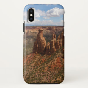 Funda Para iPhone XS Vista desde el sendero Canyon Rim en el Monumento 