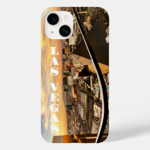 Funda Para iPhone 14 De Case-Mate Vista panorámica de Las Vegas Estuche Premium Phon