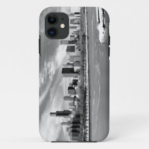 Funda Para iPhone 11 Vista panorámica del horizonte de Chicago en