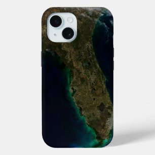 Funda Para iPhone 15 Vista Satelital De Florida.