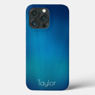 Funda Para iPhone 13 Pro Vista submarina profunda azul personalizada