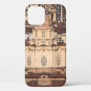 Funda Para iPhone 12 vistas al tejado de la ciudad italiana, arquitectu
