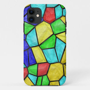 Funda Para iPhone 11 Vitral colorido del mosaico