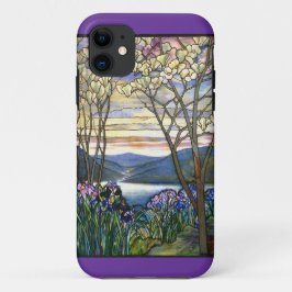 title_seo2 Vitral de la magnolia y del iris