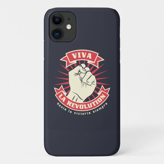 Funda De Case-Mate Para iPhone Viva la revolución (Reverso)