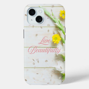 Funda Para iPhone 15 Vive Bellamente - estuche para iPhone / iPad