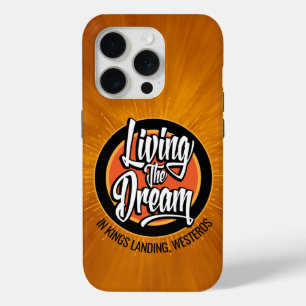 Funda Para iPhone 15 Pro Viviendo el estuche para iPhone de Dream Funda-Mat